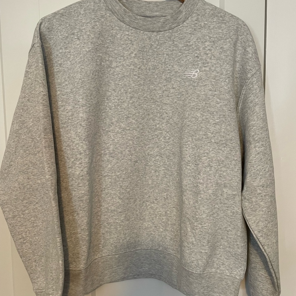 New Balance Light Gray Crewneck Sweatshirt